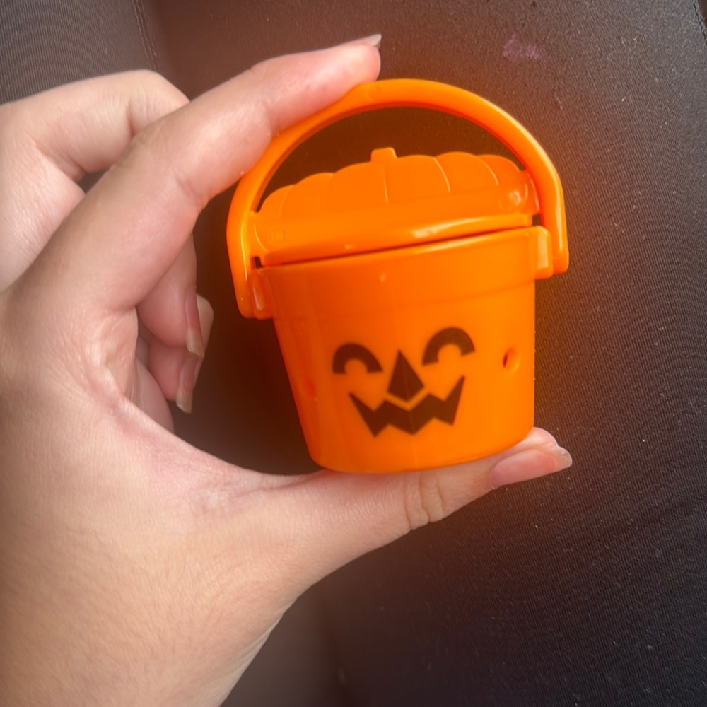 Orange Pumpkin Bucket